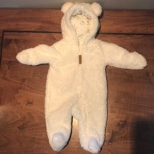 Newborn Bunting / Pram / Coat White Fleece